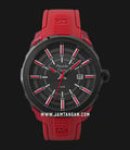 Alexandre Christie AC 6553 MD RIPRERE Grey Dial Red Rubber Strap-0