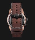 Alexandre Christie Chronograph AC 6562 MC LBRBA Men Black Dial Brown Leather Strap-2