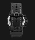 Alexandre Christie Chronograph AC 6564 MC LIPBA Men Black Dial Black Leather Strap-2