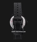 Alexandre Christie AC 6609 BF LIPBA Ladies Black Dial Black Leather Strap-2