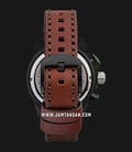Alexandre Christie Chronograph AC 6613 MC LTBGN Men Multi Tone Dial Brown Leather Strap-2