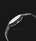 Alexandre Christie AC 8229 BIPBA Couple Black Dial Black Stainless Steel Strap-1