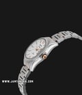 Alexandre Christie Classic Steel AC 8289 LD BTRSL Ladies Silver Dial Dual Tone Stainless Steel Strap-1
