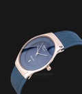 Alexandre Christie Tranquility AC 8331 BURBU Couple Blue Dial Blue Stainless Steel Strap-1
