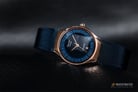Alexandre Christie Tranquility AC 8331 BURBU Couple Blue Dial Blue Stainless Steel Strap-3