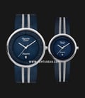 Alexandre Christie AC 8334 BTUBU Tranquility Couple Blue Dial Dual Tone Stainless Steel-0