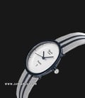Alexandre Christie AC 8334 LD BTUSL Silver Dial Dual Tone Stainless Steel-1