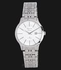 Alexandre Christie Classic Steel AC 8348 LD BSSSL White Dial Stainless Steel Strap-0