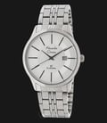 Alexandre Christie Classic Steel AC 8348 MD BSSSL White Dial Stainless Steel Strap-0