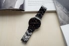 Alexandre Christie Asteria AC 8410 LH BIPBA Black Dial Stainless Steel Strap-5