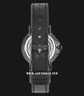 Alexandre Christie AC 8458 LS LIPBA Ladies Black Dial Black Leather Strap-2