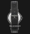 Alexandre Christie AC 8458 LS LIPBAIV Black Dial Black Leather Strap-2