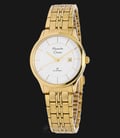Alexandre Christie AC 8472 LD BGPSL Ladies Classic White Dial Gold-tone Stainless Steel-0