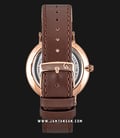 Alexandre Christie Classic Steel  AC 8490 MH LRGBA Man Black Dial Brown Leather Strap-2