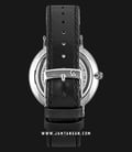 Alexandre Christie Classic Steel AC 8490 MH LSSBA Man Black Dial Black Leather Strap-2