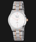 Alexandre Christie AC 8505 MD BTRSL Men Classic White Dial Dual-tone Stainless Steel Watch-0