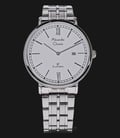 Alexandre Christie AC 8509 MD BSSSL White Dial Stainless Steel-0
