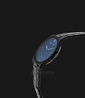 Alexandre Christie AC 8517 BIPBA Couple Blue Dial Black Stainless Steel Strap-1