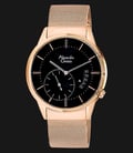 Alexandre Christie AC 8519 MS BRGBA Black Dial Rose-Gold Stainless Steel-0