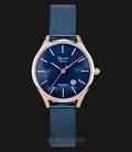 Alexandre Christie Tranquility AC 8522 LD BURBU Ladies Blue Dial Blue Stainless Steel Strap-0