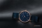 Alexandre Christie Tranquility AC 8522 BURBU Couple Blue Dial Blue Stainless Steel Strap-3