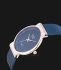 Alexandre Christie Tranquility AC 8523 BURBU Couple Blue Dial Blue Stainless Steel Strap-1