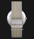 Alexandre Christie Tranquility AC 8523 MH BTGSL Men Silver Dial Dual Tone Stainless Steel Mesh Strap-2