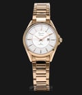 Alexandre Christie AC 8529 LD BRGSL Ladies Classic White Dial Rosegold Stainless Steel-0