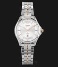 Alexandre Christie Classic AC 8530 LD BTRSL Ladies Silver Dial Dual Tone Stainless Steel Strap-0