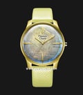 Alexandre Christie Signature AC 8532 MH LGPMS Watch Mother Of Pearl Dial Green Leather Strap-0