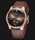 Alexandre Christie AC 8532 MS LRGBO Signature Men Brown Sunray Dial Brown Leather Strap-0