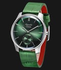 Alexandre Christie AC 8532 MS LSSGN Signature Men Green Sunray Dial Green Leather Strap-0