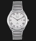 Alexandre Christie Classic AC 8538 LD BSSSL Ladies White Dial Stainless Steel Strap-0