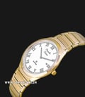 Alexandre Christie Classic AC 8538 MD BCGSL Men White Dial Light Gold Stainless Steel Strap-1