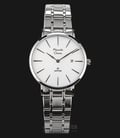 Alexandre Christie AC 8539 LD BSSSL Ladies White Dial Sapphire Stainless Steel-0