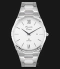 Alexandre Christie Classic AC 8542 MD BSSSL Men White Dial Stainless Steel Strap-0