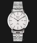 Alexandre Christie AC 8543 LD BSSSL Ladies White Dial Sapphire Stainless Steel-0
