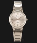 Alexandre Christie Classic AC 8544 LD BCGCN Ladies Light Taupe Dial Light Taupe St. Steel Strap-0