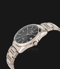 Alexandre Christie AC 8552 BCGBA Couple Black Dial Light Taupe Stainless Steel Strap-1