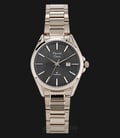 Alexandre Christie Classic AC 8552 LD BCGBA Ladies Black Dial Light Taupe Stainless Steel Strap-0