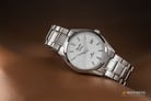 Alexandre Christie AC 8554 BSSSL Couple White Dial Stainless Steel Strap-7