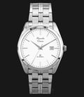 Alexandre Christie Classic Steel AC 8558 MD BSSSL Men White Dial Stainless Steel Strap-0