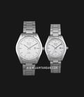 Alexandre Christie AC 8560 BSSSL Couple White Dial Stainless Steel-0