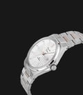 Alexandre Christie AC 8563 BTRSL Couple Silver Pattern Dial Dual Tone Stainless Steel Strap-1