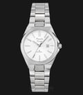 Alexandre Christie Classic Steel AC 8563 LD BSSSL Ladies Silver Pattern Dial Stainless Steel Strap-0
