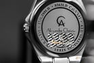 Alexandre Christie AC 8563 BTRSL Couple Silver Pattern Dial Dual Tone Stainless Steel Strap-5