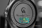 Alexandre Christie AC 8563 BTRSL Couple Silver Pattern Dial Dual Tone Stainless Steel Strap-8