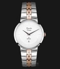 Alexandre Christie Classic AC 8565 MD BTRSL Men White Dial Dual Tone Stainless Steel Strap-0