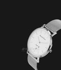 Alexandre Christie Simple Life AC 8566 BSSSL Couple White Dial Stainless Steel Strap-1