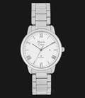Alexandre Christie AC 8567 LD BSSSL Ladies White Dial Stainless Steel-0